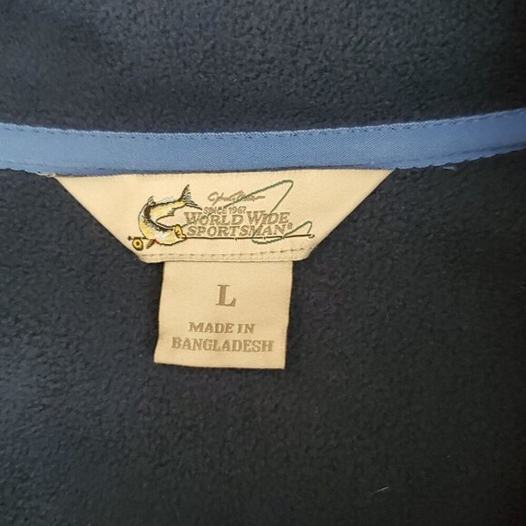 World Wide Sportsman Echo Windproof Blue Full-Zip Jacket Womans Large - Picture 5 of 12